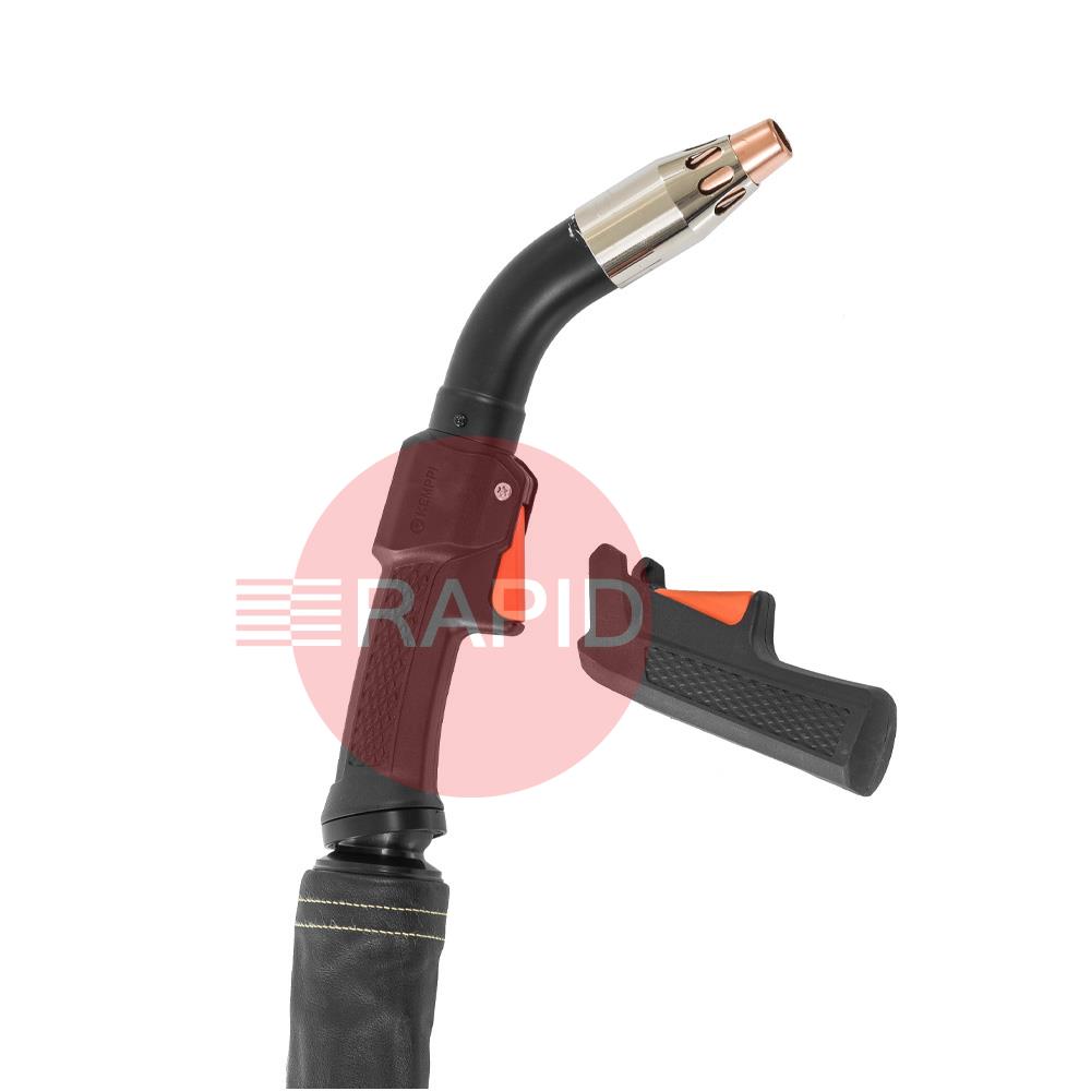 GF303G5  Kemppi Flexlite GF K3 303G Air Cooled 300A Fume MIG Gun with Euro Connection - 5.0m